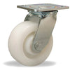 Hamilton S-525-WNB Swivel Caster - 5" x 2" White Nylon Wheel with 1/2" Sealed Precision Bearings Hamilton