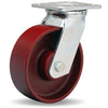 Hamilton S-526-MB Swivel Caster - 6x2 Inch Metal Wheel with Precision Ball Bearing for Industrial Strength Mobility