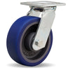 Hamilton S-526-SPB Standard Duty Swivel Caster - 6x2 Inch Ergo-Glide Polyurethane Wheel on Cast Iron for Industrial Use