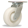 Hamilton S-526-WNB Swivel Caster - 6x2" White Nylon Wheel with Sealed Bearings for Industrial Use Hamilton