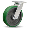 Hamilton S-528-DB Swivel Caster - Heavy-Duty 8x2" Duralast Polyurethane Wheel, Precision Bearings for Industrial Use Hamilton