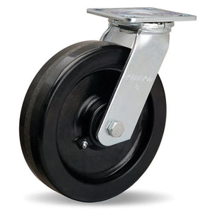 Hamilton S-528-P Standard Duty Swivel Caster - 8x2 Inch Plastex Phenolic Wheel, 3/4" Straight Roller Bearing for Industrial Use Hamilton