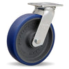 Hamilton S-528-SPB Swivel Caster - 8x2 Inch Ergo-Glide Polyurethane on Cast Iron Wheel with Precision Ball Bearings for Enhanced Industrial Mobility Hamilton