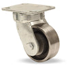 Hamilton S-52HK-4HFSB High Heat Kingpinless Swivel Caster - 4" x 2" Forged Steel Wheel, 750° F Rated with Shielded Precision Ball Bearings Hamilton