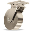 Hamilton S-52HK-6HSB: High Heat 6" x 2" Stainless Steel Wheel Kingpinless Swivel Caster with Shielded Precision Bearings - Rated up to 750° F Hamilton