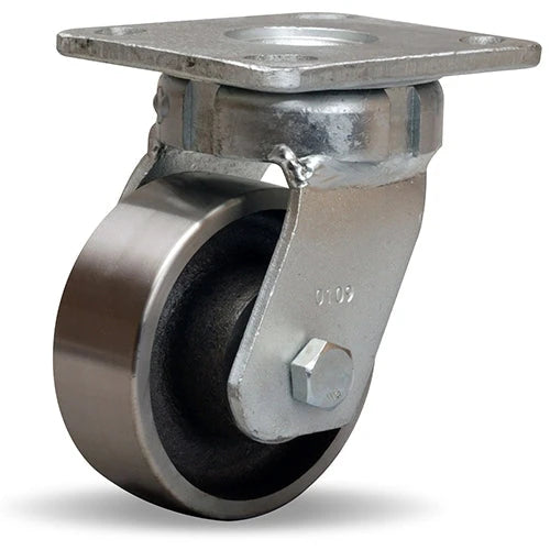 4" x 2" Kingpinless Swivel Caster - Hamilton Standard Duty with Forged Steel Wheel & 1/2" Sealed Precision Ball Bearings - S-52K-4FSB Hamilton