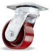 Hamilton 4" x 2" Metal Swivel Kingpinless Caster – 1/2" Sealed Bearing | CasterHQ