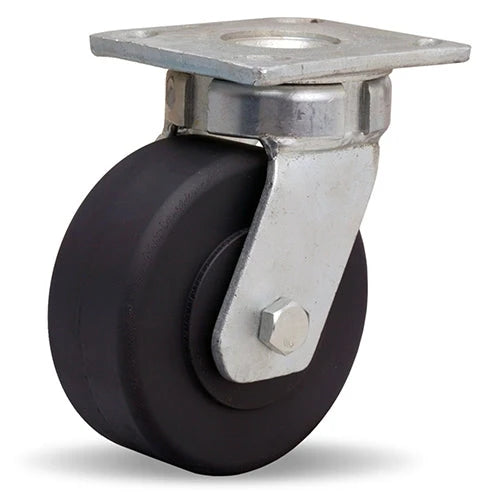 S-52K-5NYB Hamilton Kingpinless Swivel Caster - 5" x 2" Nylast Wheel with 1/2" Precision Ball Bearings Hamilton