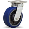 Hamilton S-52K-5SPB Standard Duty Kingpinless Swivel Caster - 5x2 Ergo Glide Polyurethane Wheel on Cast Iron Core with Sealed Precision Bearings Hamilton