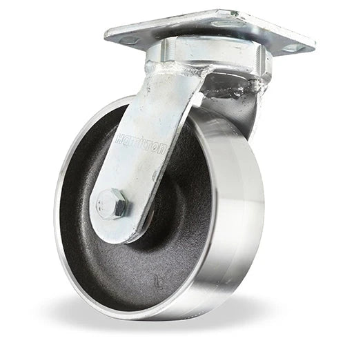 Hamilton S-52K-6FSB Kingpinless Swivel Caster - 6" Forged Steel Wheel with Sealed Bearings - High Durability Standard Duty Caster Hamilton