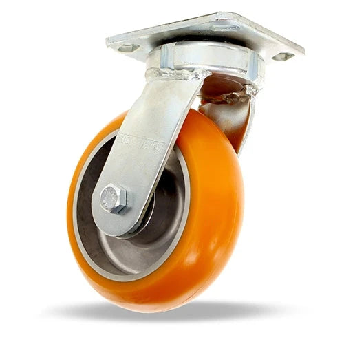 S-52K-82EMB Hamilton Kingpinless Swivel Caster - 8"x2" Ergo-Tech Donut Tread Polyurethane Wheel Hamilton