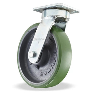 Hamilton S-52K-8DB 8" x 2" Duralast Swivel Kingpinless Caster