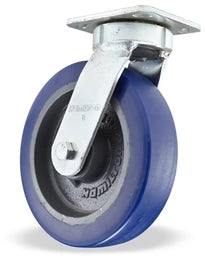 S-52K-8EGB Hamilton Standard Duty Kingpinless Swivel Caster | 8" x 2" Ergo-Glide XT Polyurethane on Cast Iron Wheel | 1/2" Sealed Precision Ball Bearings | Durable Mobility Solution for Heavy-Duty Applications Hamilton