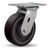 Vanguard Swivel Caster with 6" x 2" Duralast XC Polyurethane (70D) on Cast Iron Wheel with 1/2" Sealed Precision Ball Bearings Hamilton