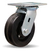 Vanguard Swivel Caster with 6" x 2" Plastex Phenolic Wheel with 3/4" Straight Roller Bearing Hamilton