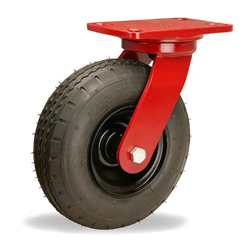 Hamilton Cush-N-Aire Swivel Caster with 8" Pneumatic Air-Filled Tire with 17mm Sealed Precision Ball Bearing - 330 lbs Capacity Hamilton