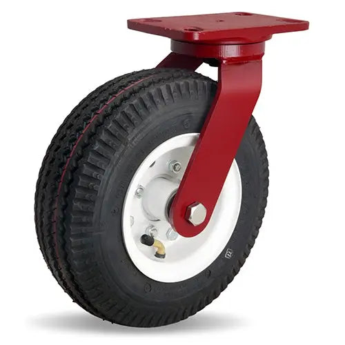 Hamilton Cush-N-Aire Swivel Caster with 10" Pneumatic Air-Filled Tire with 3/4" Precision Tapered Roller Bearings -  | CasterHQ