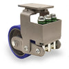 12" Superlast Polyurethane (95A) on Forged Steel Wheel Swivel Caster, 2775 lbs. Load Capacity - Hamilton Aerospace Spring Loaded Spinfinity (FM) with 1" Sealed Precision Ball Bearings - S-AEZFFM-124SYB Hamilton