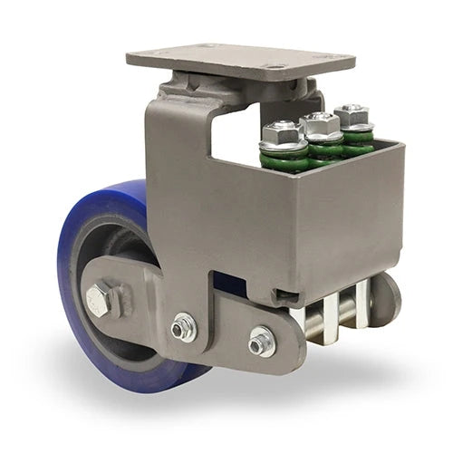 Hamilton Aerospace Swivel Caster - 10" Ergo-Glide XT Wheel - S-AEZFFM-13EGB Spring Loaded Forge Master - 3/4" Sealed Bearings Hamilton