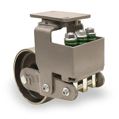 Hamilton Aerospace Spinfinity Swivel Caster: 10" x 3" Forged Steel Wheel, 3/4" Precision Ball Bearing – Heavy Duty Aerospace Caster Hamilton