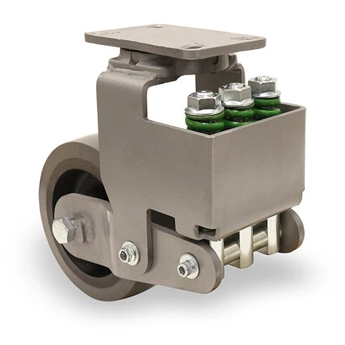 Hamilton Aerospace 8" x 3" Forge Master Swivel Caster - DuraGlide Wheel (95A) with Sealed Ball Bearings - Premium Heavy-Duty Aerospace-Grade Caster Hamilton