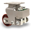 Hamilton Aerospace S-AEZFHS-4MB-1 Heavy Service Spring Loaded Swivel Caster - 4" x 2" Cast Iron Metal Wheel with 1/2" Sealed Precision Ball Bearings for Aerospace Applications Hamilton