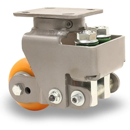 Hamilton Aerospace 4"x2" Spinfinity Swivel Caster - Ergo-Tech Polyurethane on Aluminum with Sealed Bearings Hamilton