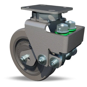 Hamilton S-AEZFWH-4SWC95-1 4"x2" 95A Spring Loaded Caster – 1200 lb
