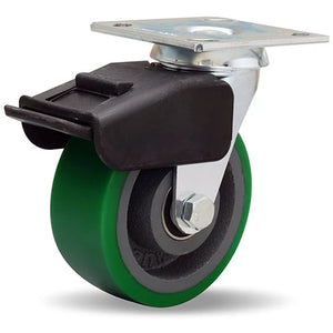 Hamilton S-BC-5DB 5" x 2" Duralast Swivel Caster with Brake – 850 lb