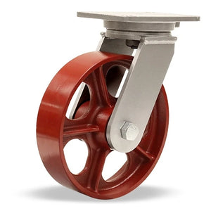 Hamilton CH-12SWF70D 10" x 2 1/2" Metal Swivel Caster – 2500 lb