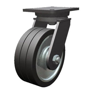 Hamilton 12" x 3" UltraGlide Triple Wheel Swivel Caster – 4000 lb