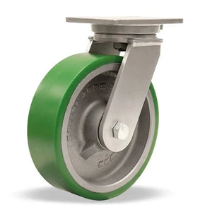 Hamilton 10" x 3" Duralast Poly Swivel Caster – 3/4" Ball Bearing
