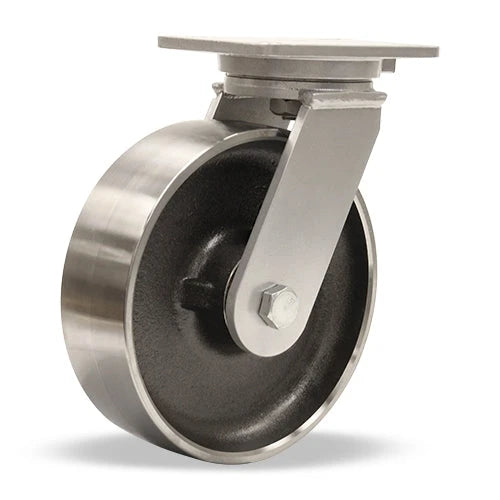 Hamilton Champion Swivel Caster with 10" x 3" Forged Steel Wheel with 3/4" Sealed Precision Ball Bearing Hamilton