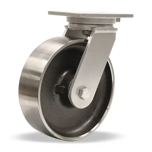 Hamilton Champion Swivel Caster with 10" x 3" Forged Steel Wheel with 3/4" Sealed Precision Ball Bearing -  | CasterHQ