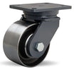 Hamilton 6" x 3" Forged Steel Swivel Caster – 4000 lb | CasterHQ