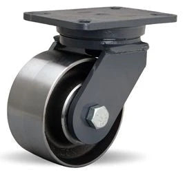 Hamilton Champion Swivel Caster with 6" x 3" Forged Steel Wheel with 3/4" Precision Ball Bearing Hamilton