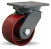 Hamilton Champion Swivel Caster with 6" x 3" Metal Wheel with 3/4" Precision Ball Bearing Hamilton