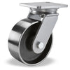 Hamilton Champion Swivel Caster with 8" x 3" Forged Steel Wheel with 3/4" Precision Ball Bearing Hamilton