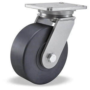 Hamilton 8" x 3" Nylast Swivel Caster – 3/4" Sealed Ball Bearings