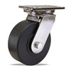 Hamilton 8" Champion Stainless Steel Swivel Caster - 3200 lbs Load Capacity with Nylast Cast Nylon Wheel & Double Shielded Bearings Hamilton