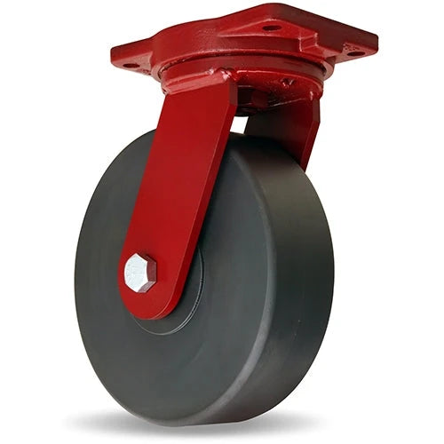 Hamilton Extra Heavy Duty Swivel Caster with 10" x 3" Nylast™ High Performance Cast Nylon Wheel with 3/4" Sealed Precision Ball Bearings Hamilton