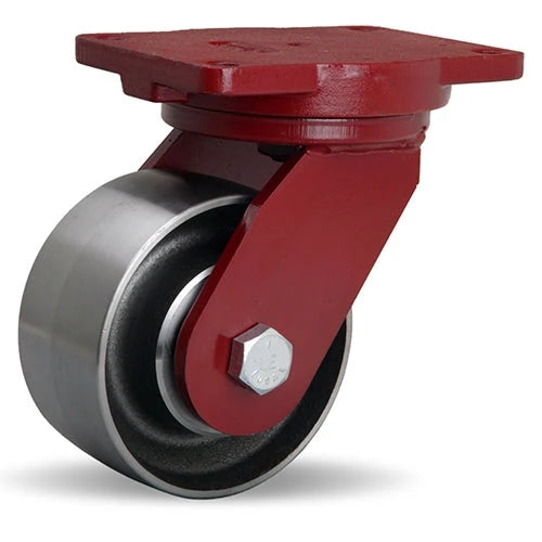 Hamilton Extra Heavy Duty Swivel Caster with 6" x 3" Forged Steel Wheel with 3/4" Sealed Precision Ball Bearing Hamilton