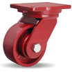 Hamilton S-EHD-6MH 6" x 2 1/2" Metal Swivel Caster – 5000 lb | CasterHQ