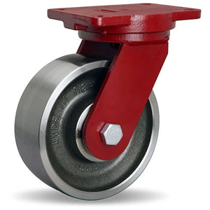 Hamilton S-EHD-83FSB 8" x 3" Forged Steel Swivel Caster – 5000 lb