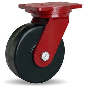Hamilton S-EHD-83PH 8" x 3" Plastex Phenolic Swivel Caster – 5000 lb