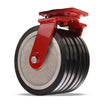 Hamilton EHD2-12SWF70D 12" x 3" UltraGlide Dual Wheel Swivel Caster – 7000 lb
