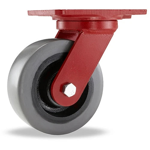 Hamilton S-EHS-AGV-6GB95 AGV Swivel Caster: 6"x2" DuraGlide Polyurethane for E-commerce Warehouses & Automated Systems Hamilton