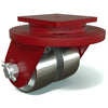 Hamilton Enhanced Maxi-Duty Swivel Caster with Dual 10" x 4" Forged Steel Wheels with 1 1/2" Precision Tapered Roller Bearing Hamilton