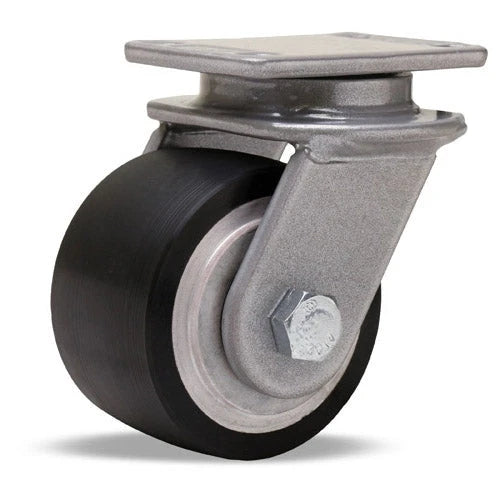 S-EN-35DB70 Hamilton Endurance Swivel Caster - 3 1/2" x 2" Duralast XC Polyurethane Wheel on Cast Iron - Heavy-Duty, Durable & High-Performance Hamilton