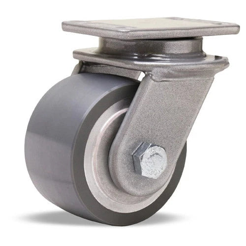Durable S-EN-35GB95 Hamilton Endurance Swivel Caster - 3 1/2" x 2" DuraGlide Polyurethane Wheel on Aluminum Core with 1/2" Sealed Precision Bearings Hamilton